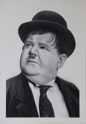 Oliver Hardy - 25 x 35 cm